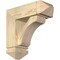 Ekena Millwork Legacy Arts and Crafts Rough Sawn Bracket w/ Offset Brace, Douglas Fir, 6"W x 16"D x 16"H BKT0604X16X16LEC03RDF - alternate 1